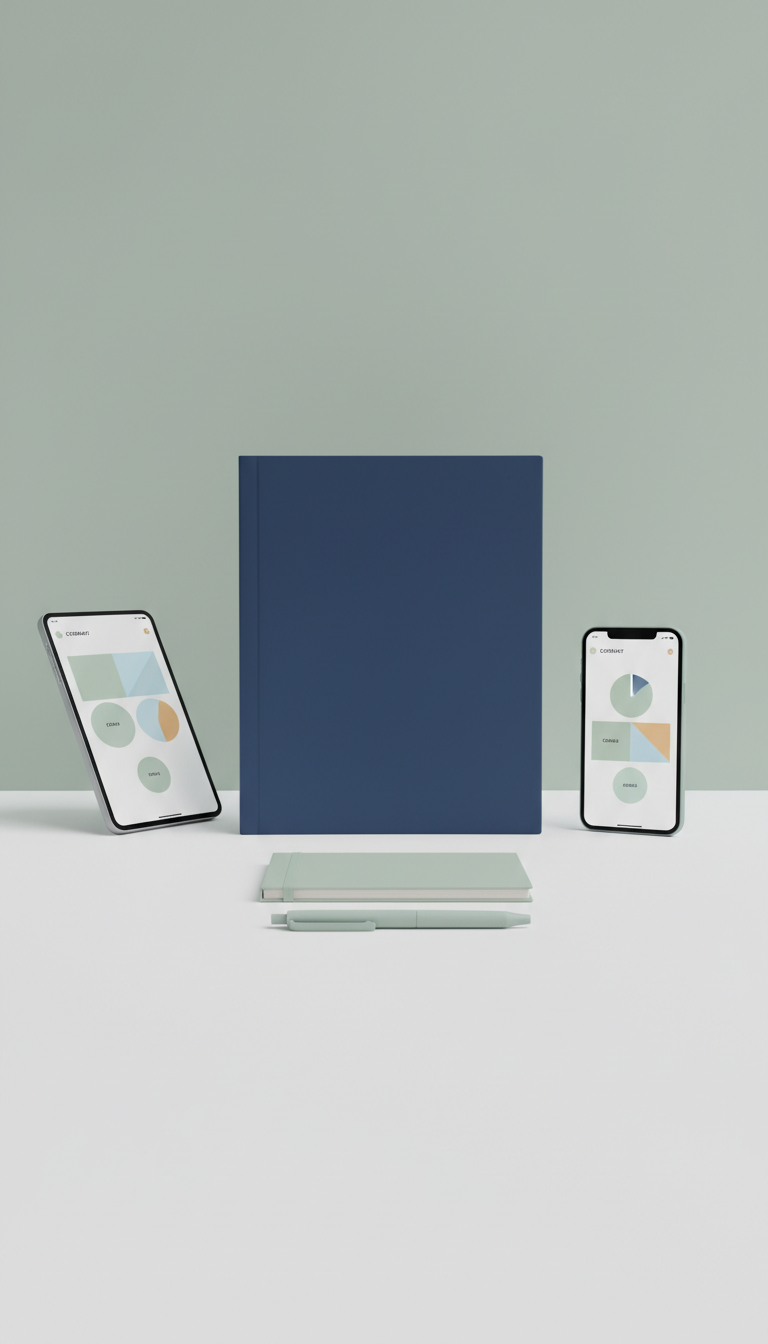 Branded onboarding documentation folder with expert guidance